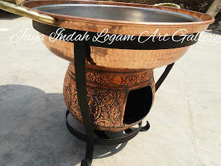 Chafing Dish /Pemanas Makanan Tembaga kuningan