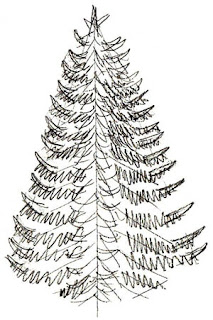 Christmas Tree Drawing