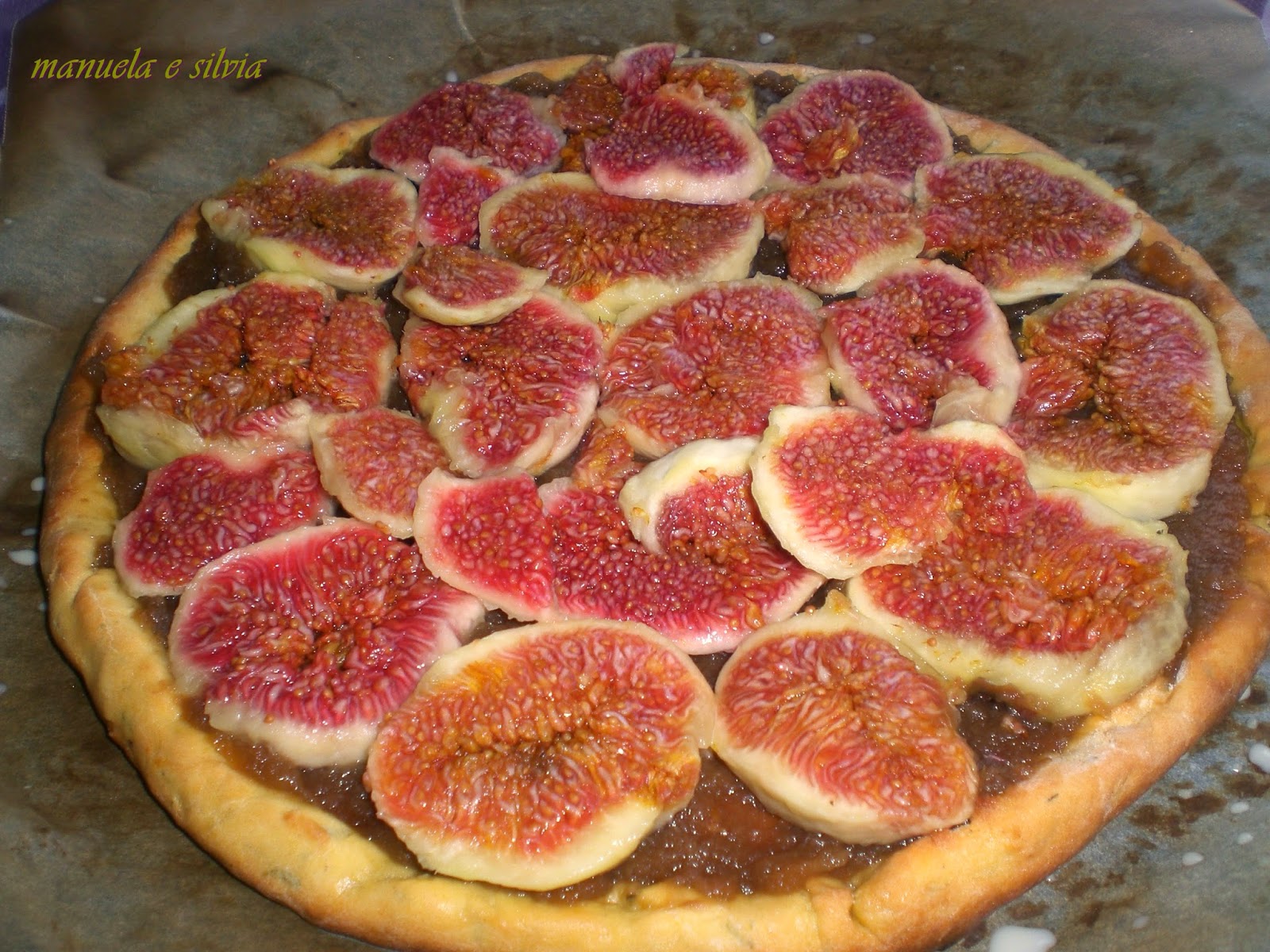 crostata settembrina con marmellata al caffè e fichi neri