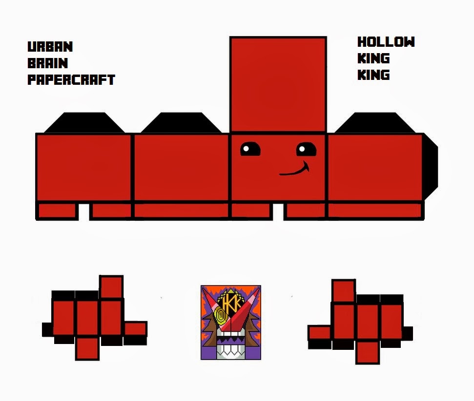 Urban Brain Papercraft Super Meat Boy!