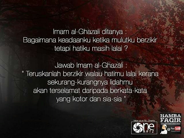 Kata Kata Tasawuf Imam Al Ghazali - Ilmu Tasawuf