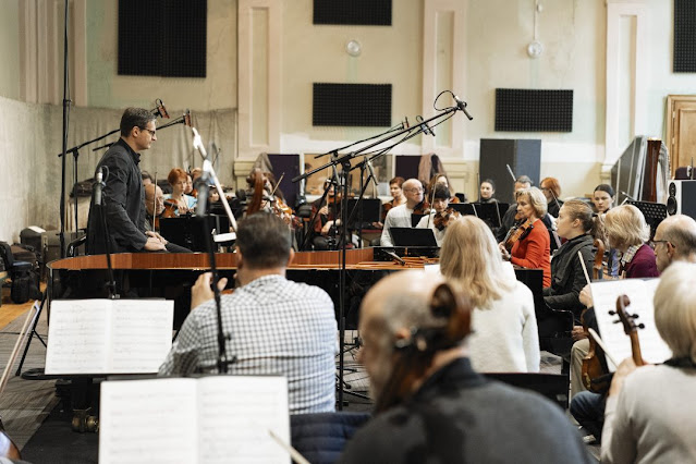 Arvo Pärt: Lamentate - Onutė Gražinytė, Modestas Pitrėnas, Lithuanian National Symphony Orchestra (Photo Tadas Kazakevicius)