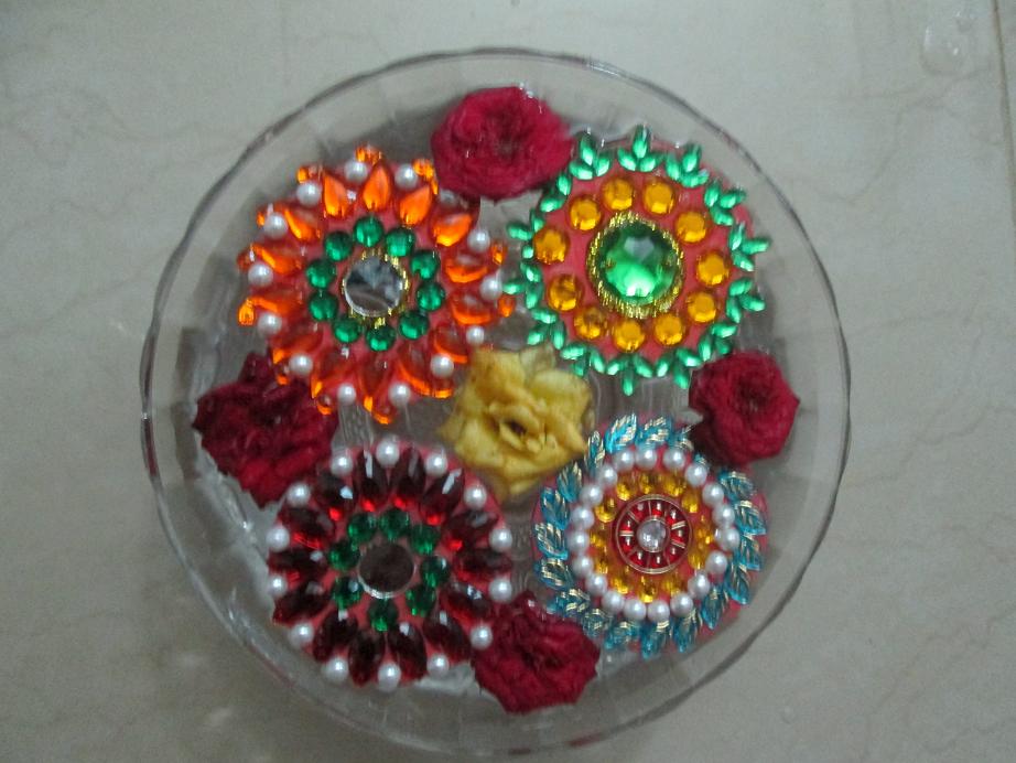 Viji's Craft: Floating Rangoli