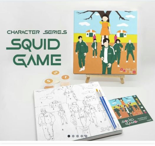 squid game coloring by number