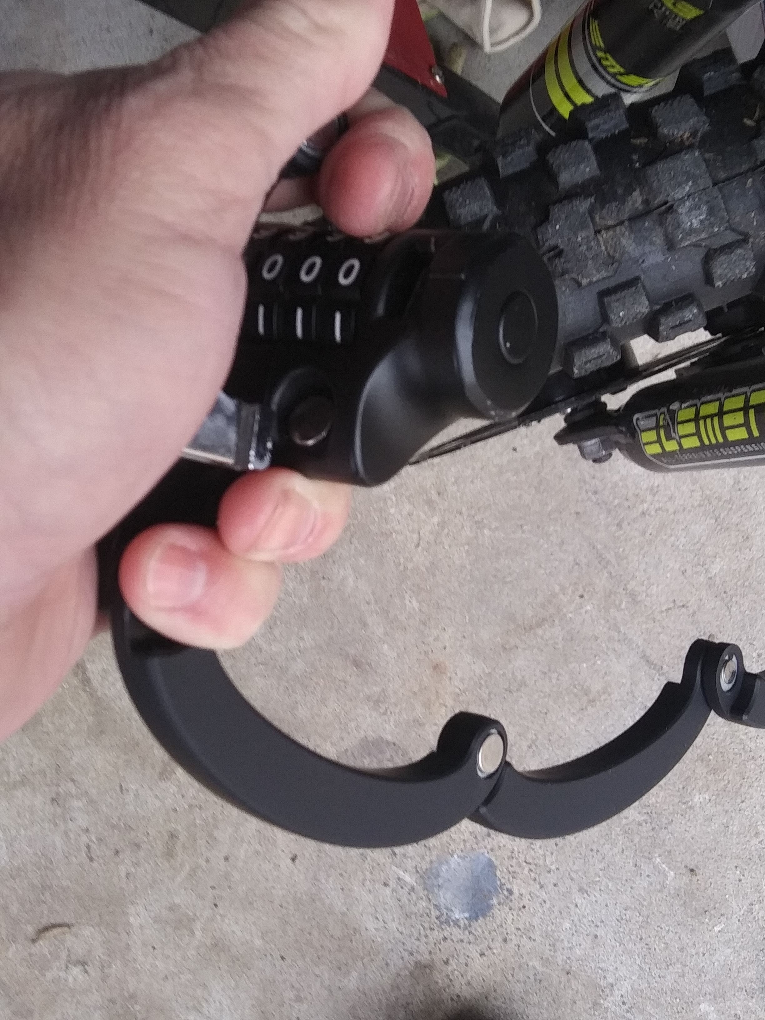 Combination Bike Lock from "UNCLE NOH"