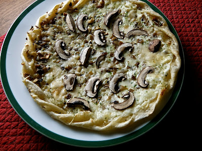 Mushroom Pizza: photo by Cliff Hutson