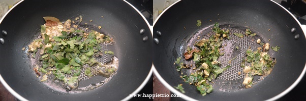 Step 2 - Curry Leaves Butter Pulao Recipe  