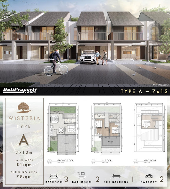 layout rumah wisteria phase 2