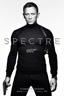 Spectre Teaser Poster Daniel Craig Black and White