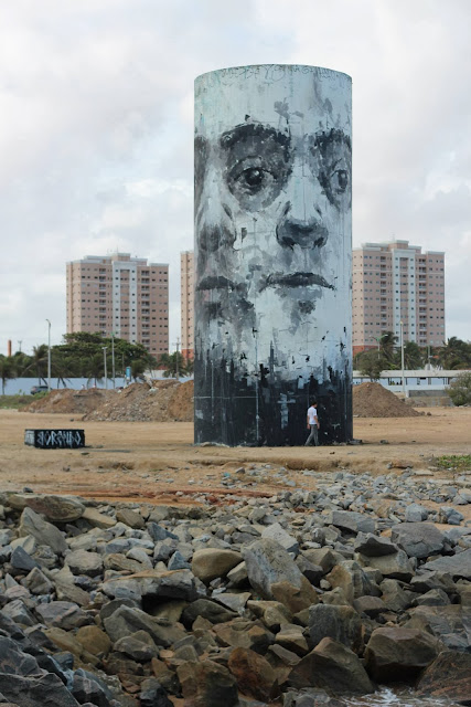 Street Art By Borondo For The Festival Concreto On The Beach Of Fortaleza, Brazil. 8