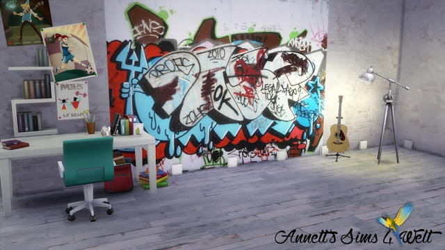 Annett’s Sims 4 Welt: Graffiti Walls