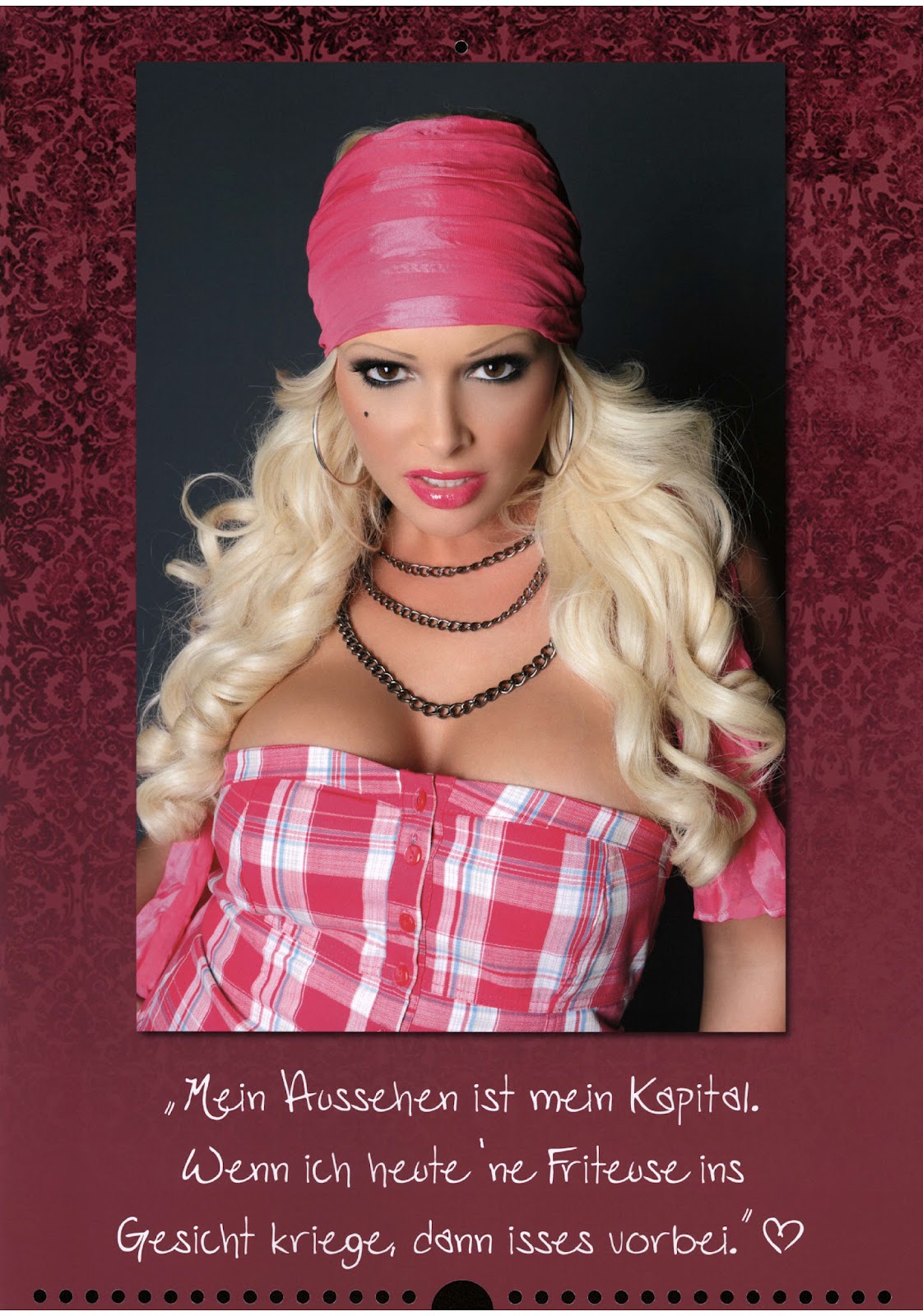 OMG Ladies: Daniela Katzenberger - Calendar 2013