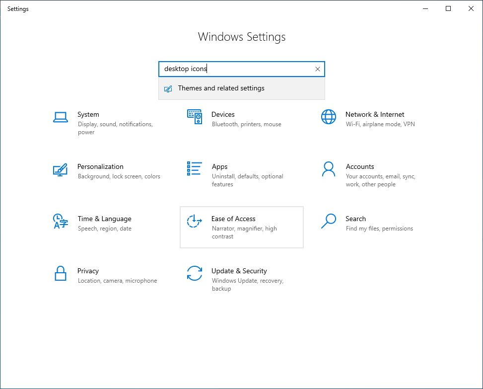 Add desktop icons such as My Computer on Windows Server 2022