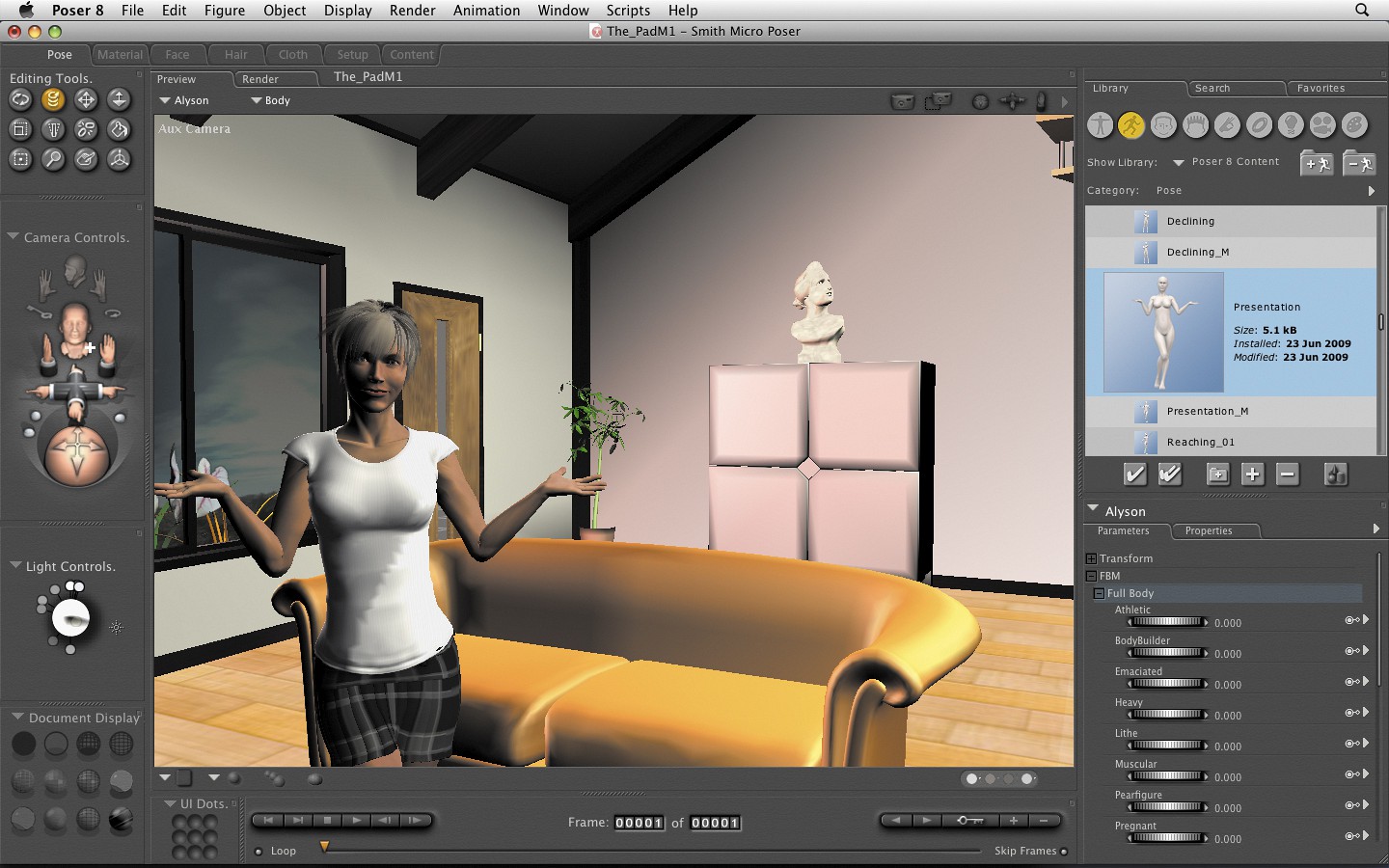 poser 11 3d library content download
