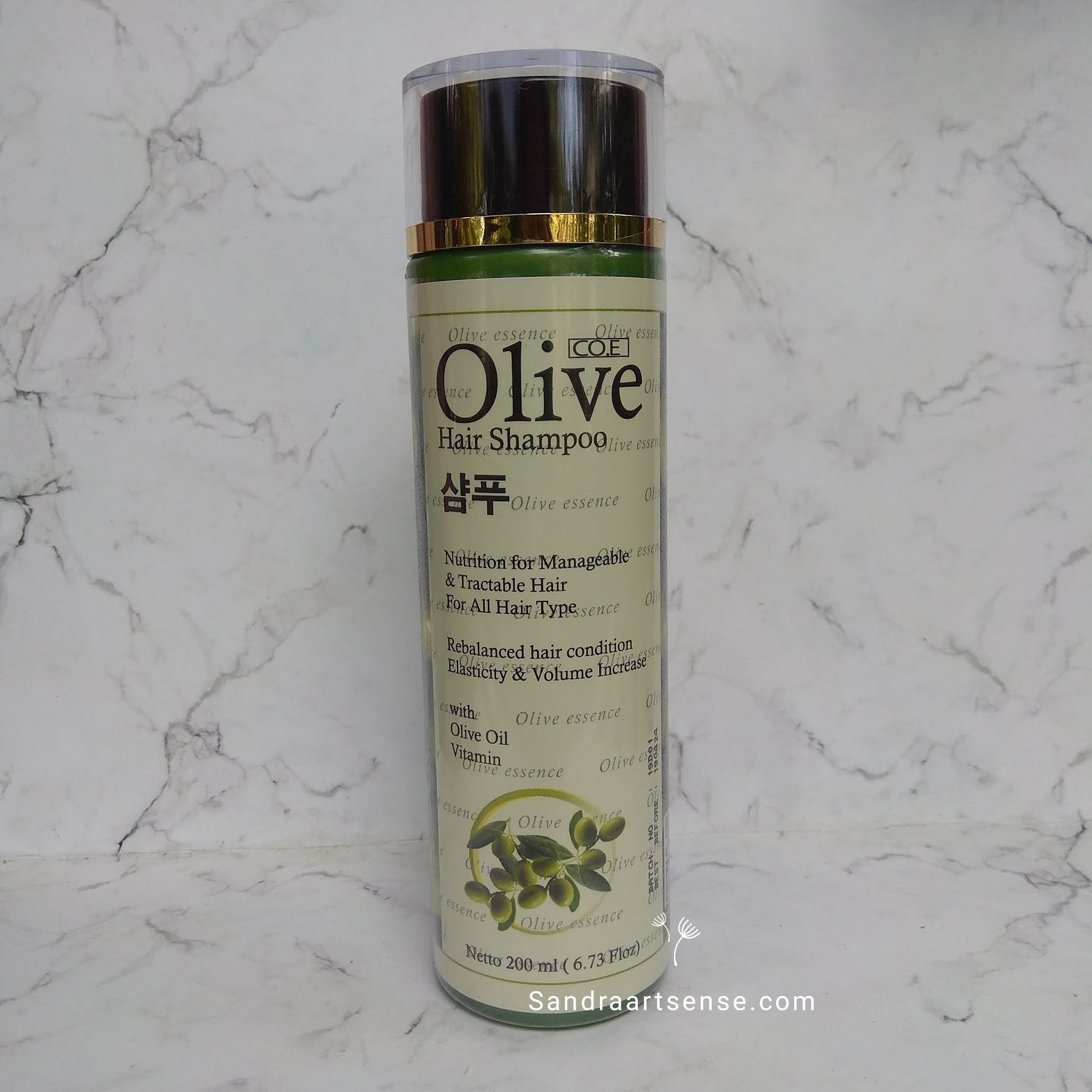Sandraartsense.com: Review SYB CO.E Olive Hair Shampoo Perawatan Rambut Rontok