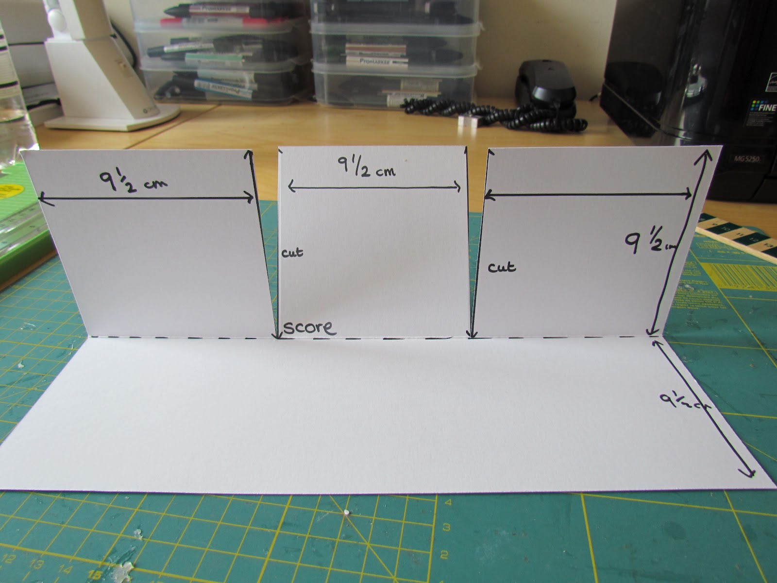 C.R.A.F.T. Challenge Triple Easel Card Tutorial by Sheryl