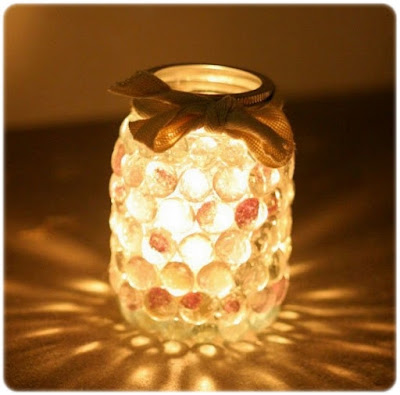  DIY crafts prism candle light