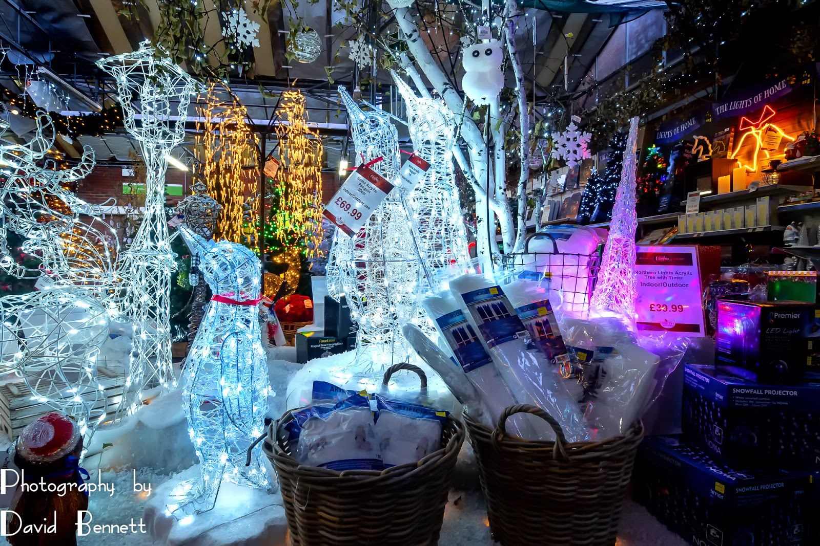 Lincolnshire Cam Louth Garden Centre at Christmas. (Part 2 of 2).