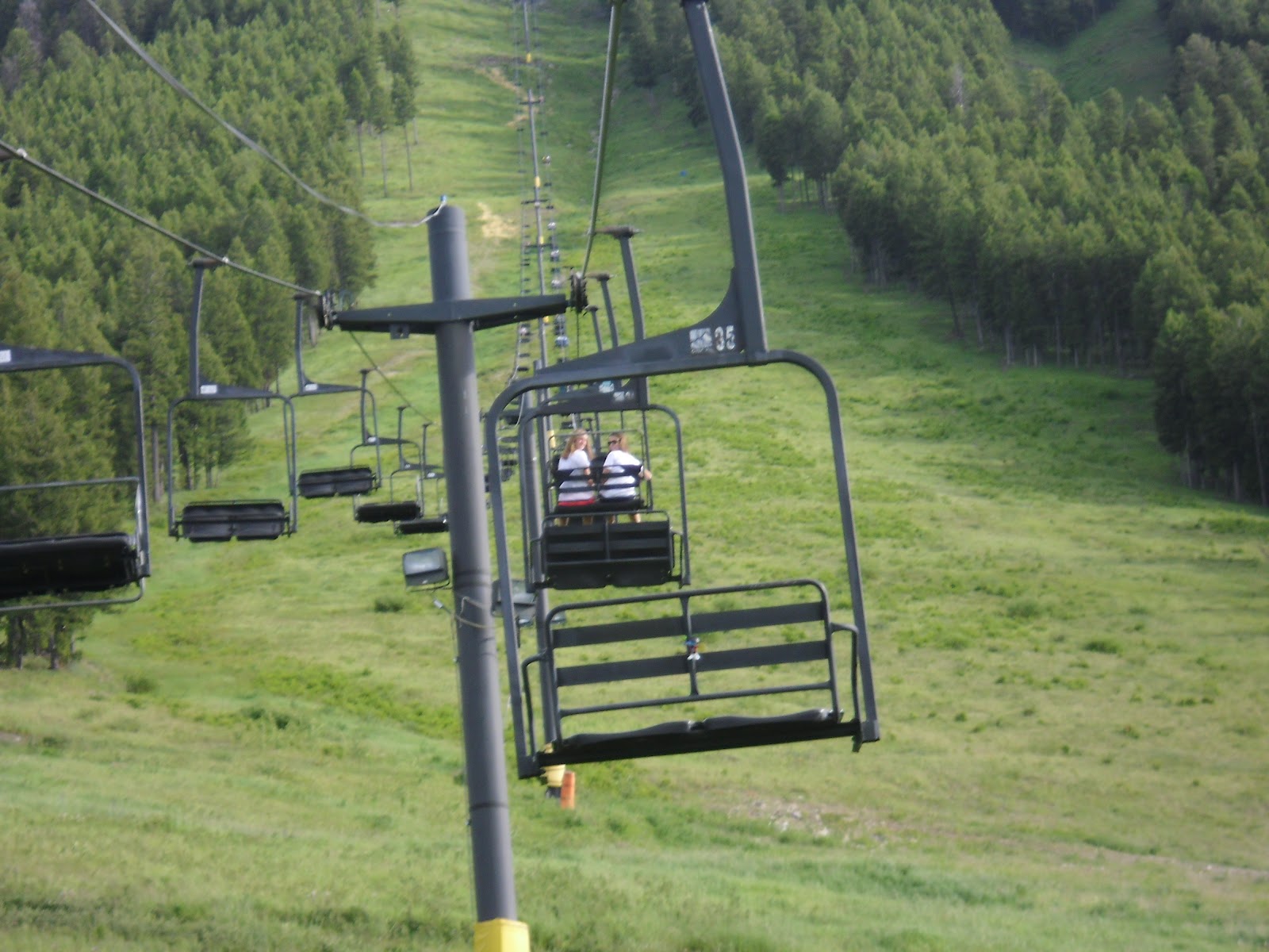 Winston Salem Grand Western Tour 2012 Snow King Chair Lift, Jackson Hole