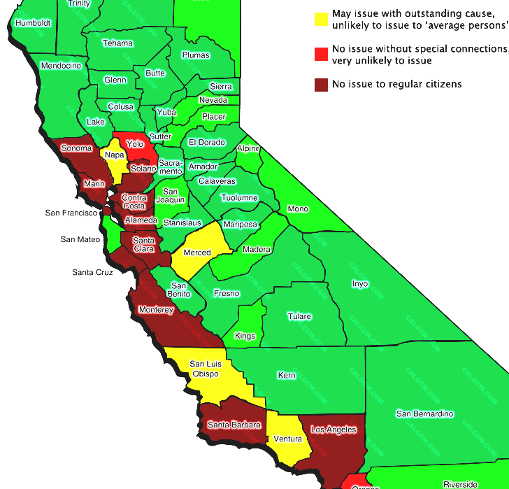 Gun Laws In California Carry Concealed California