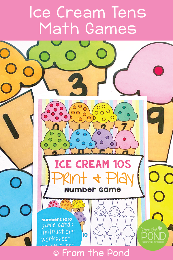 Make Ten Ice Cream Game