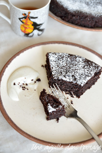 Gâteau au chocolat et huile d'olive, de Nigella Lawson