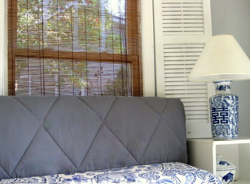 DIY Headboard and Make-Believe Bed | DIY Home Staging Tips