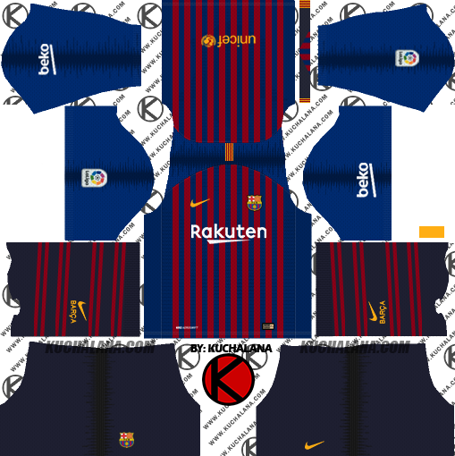 barcelona kit for dream league
