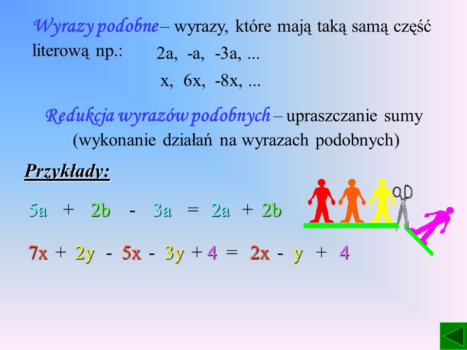 Wyrażenia Algebraiczne I Równania Klasa 6 Temat 10: Wyrażenia algebraiczne i równania- podsumowanie