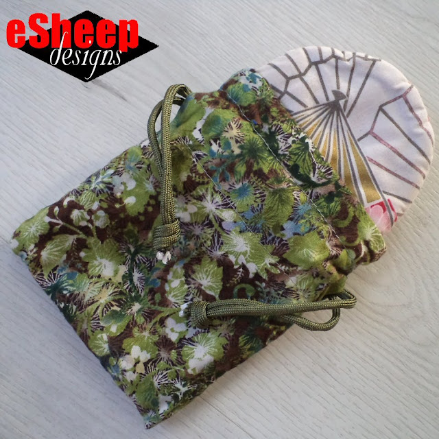Easiest Ever Reversible Drawstring Bag by eSheep Designs