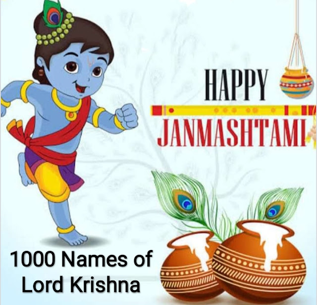 1000 Names of Lord Krishna..Different names of Lord Krishna.
