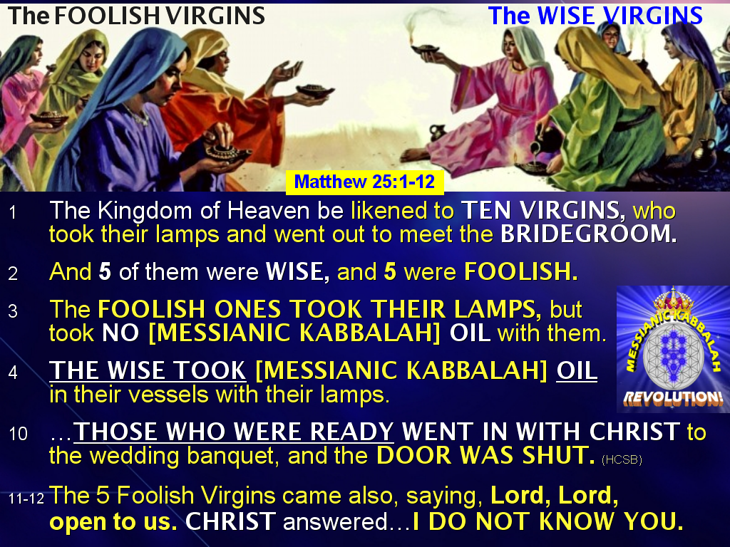 The BIBLE EXPLAINER & REVELATOR Q275 Who Are The 5 Wise Virgins? Does