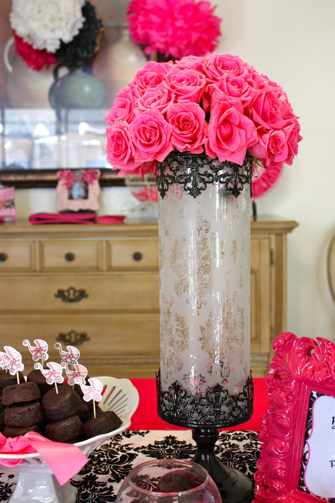 tini Sophia's Baby Shower (Pink, Black, and White Theme)