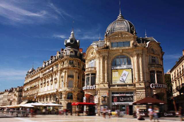 A belíssima cidade de Montpllier, na França