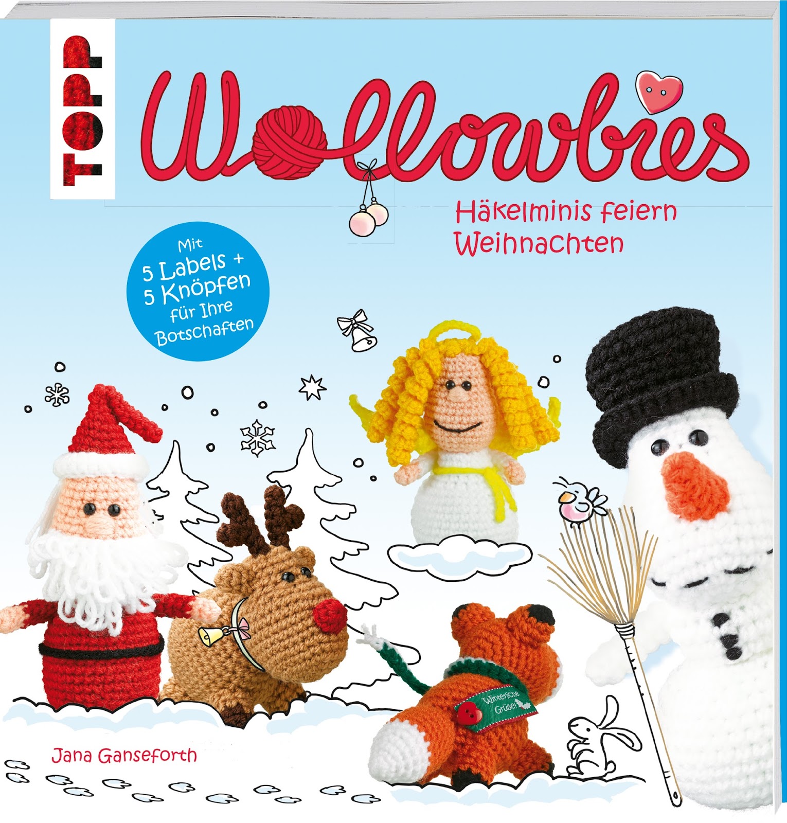 Ein kleiner Blog ... : Wollowbies, Häkelminis feiern Weihnachten [Jana ...