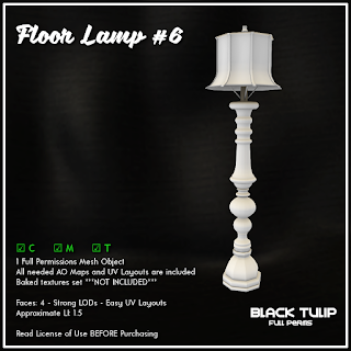 [Black Tulip] Mesh - Floor Lamp #6