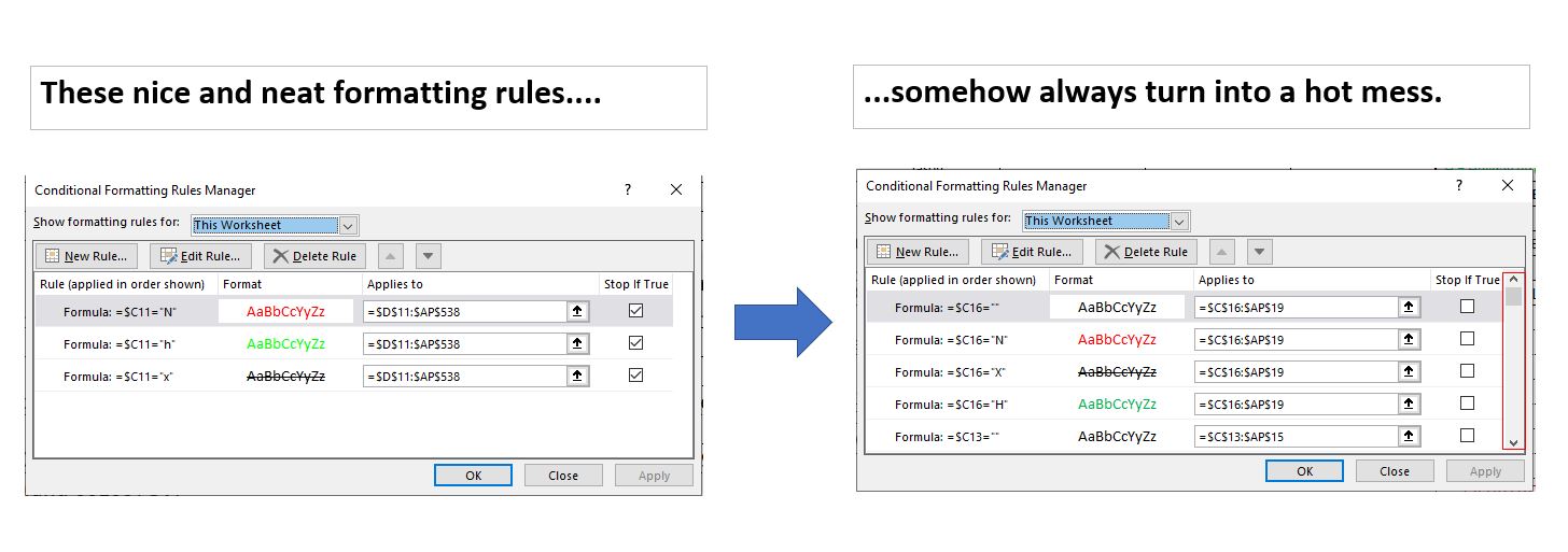 Excel Spreadsheets Help: How to Add Conditional Formatting with a Macro