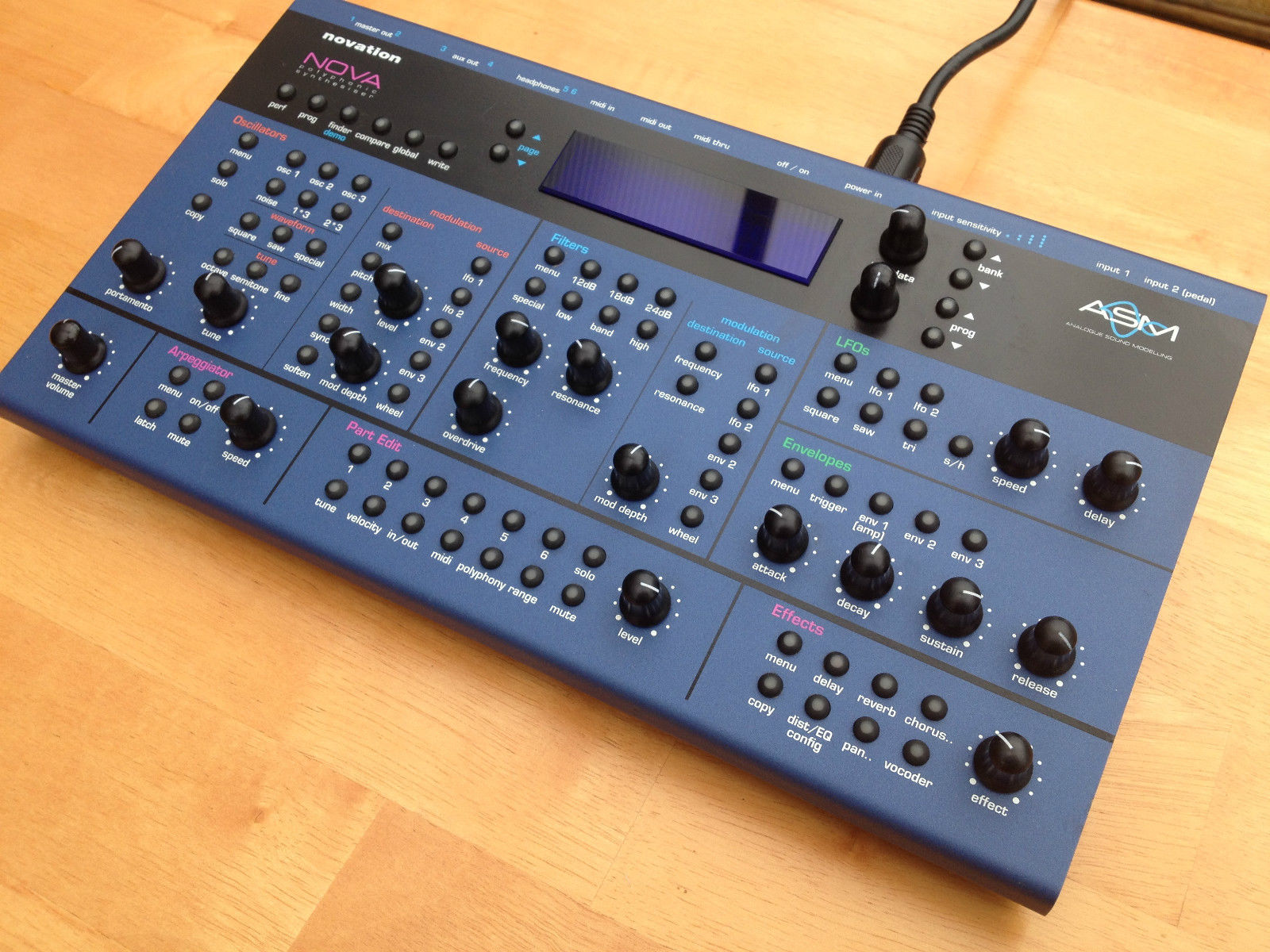 MATRIXSYNTH Novation Nova Desktop Synthesizer and Vocoder