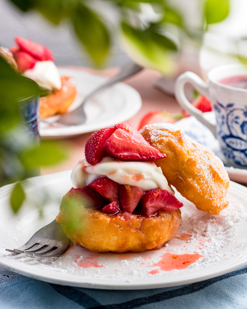 Fried Strawberry Shortcakes / Crumbcoats & Wine Recipes Made For