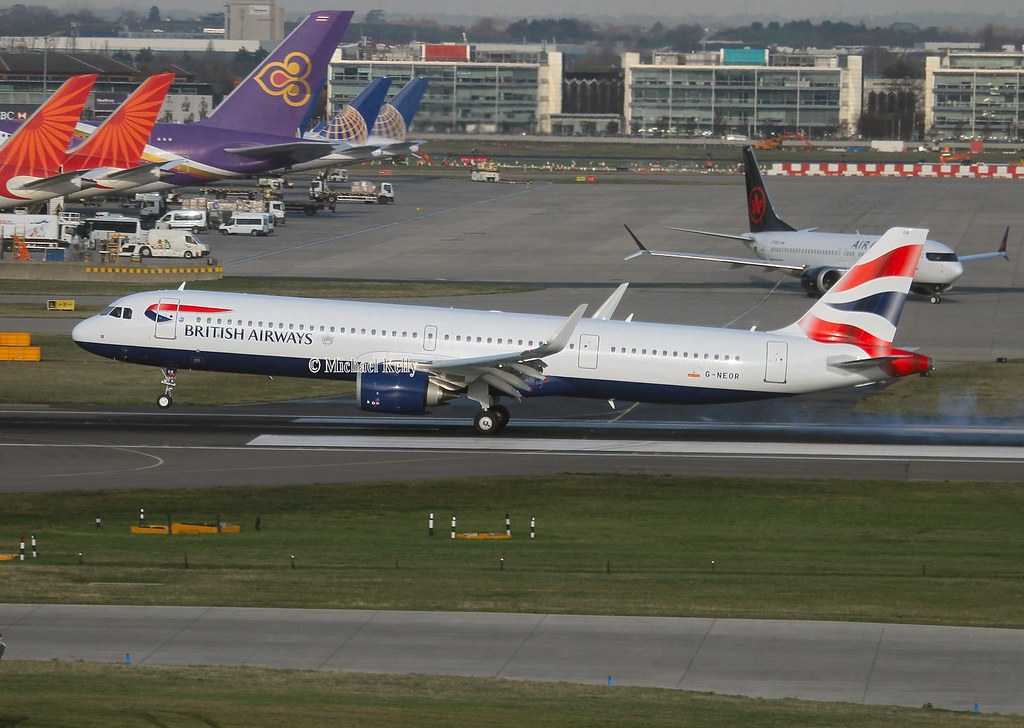Cartillas de Seguridad Aeronauticas: British Airways A321NEO me la ...