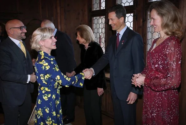 Prince Hans-Adam, Princess Marie, Hereditary Prince Alois and Hereditary Princess Sophie of Liechtenstein