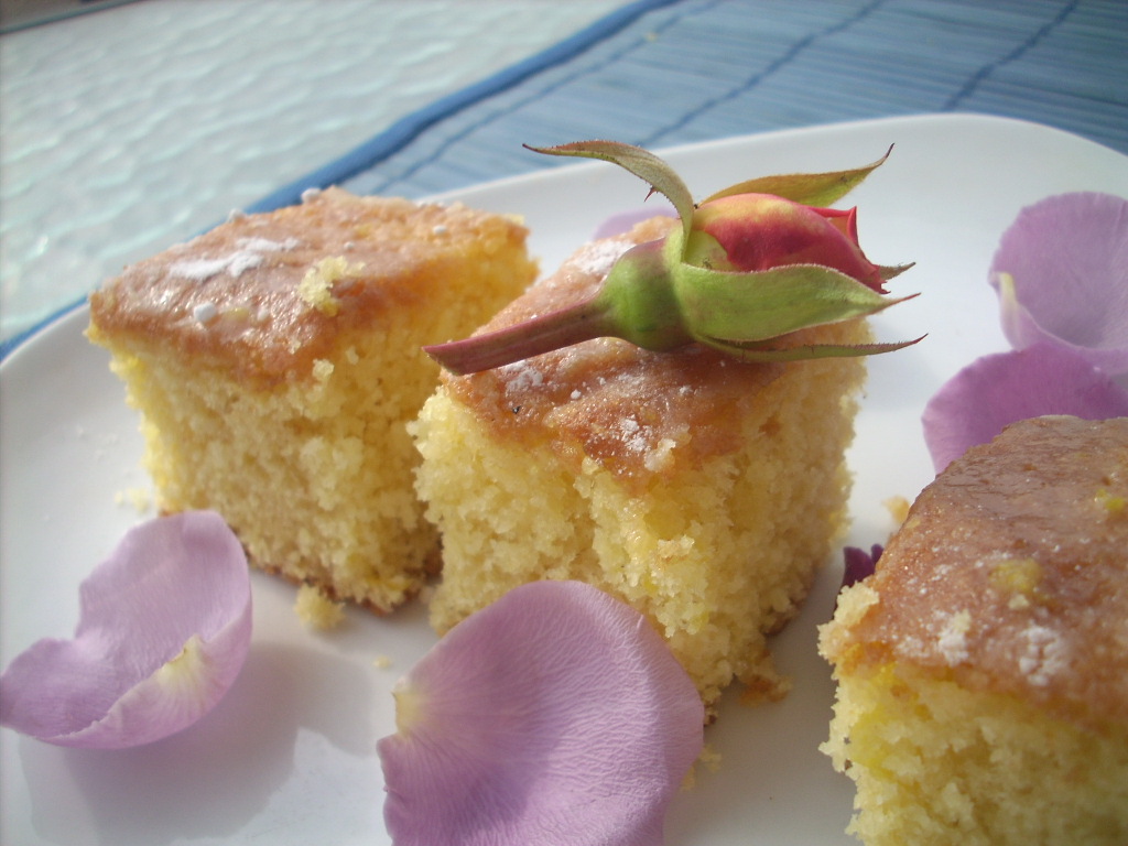 Canela kitchen (gloria) Vanilla and rice flour cake and a... guest
