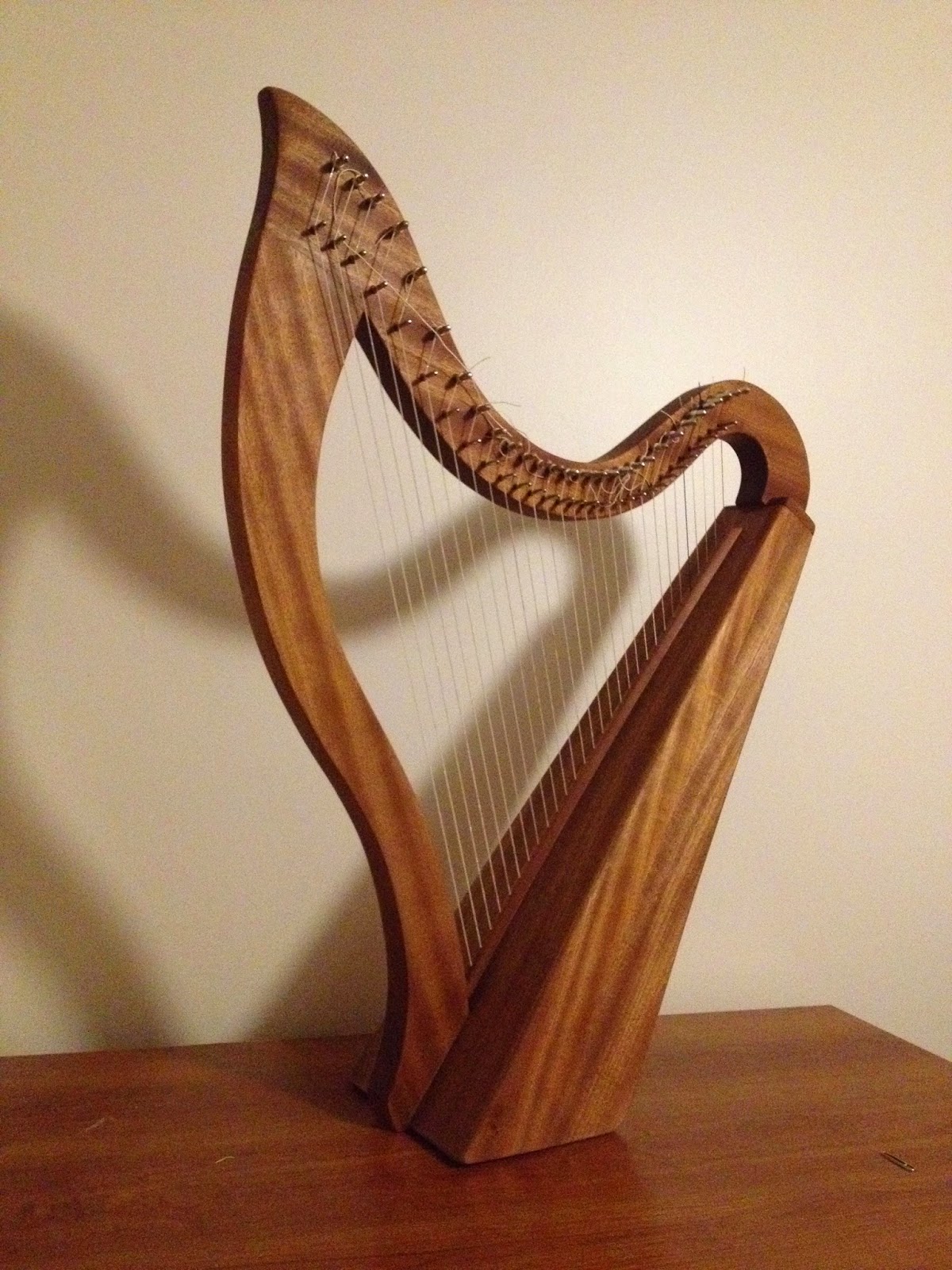 My Homemade Sapele Harp