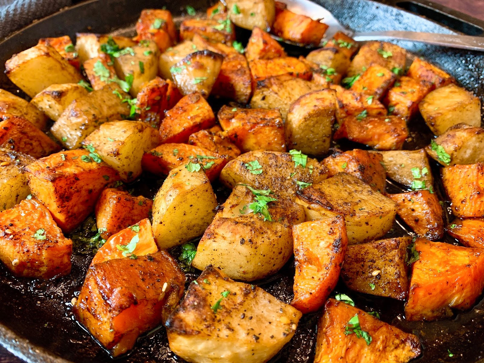 Sweet Chili Roasted Potatoes