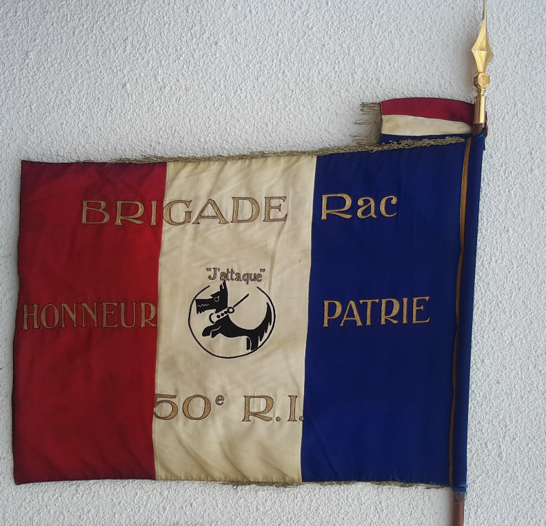 La Resistance Francaise Le drapeau et fanion de la brigade Rac La Resistance Francaise Le drapeau et fanion de la brigade Rac