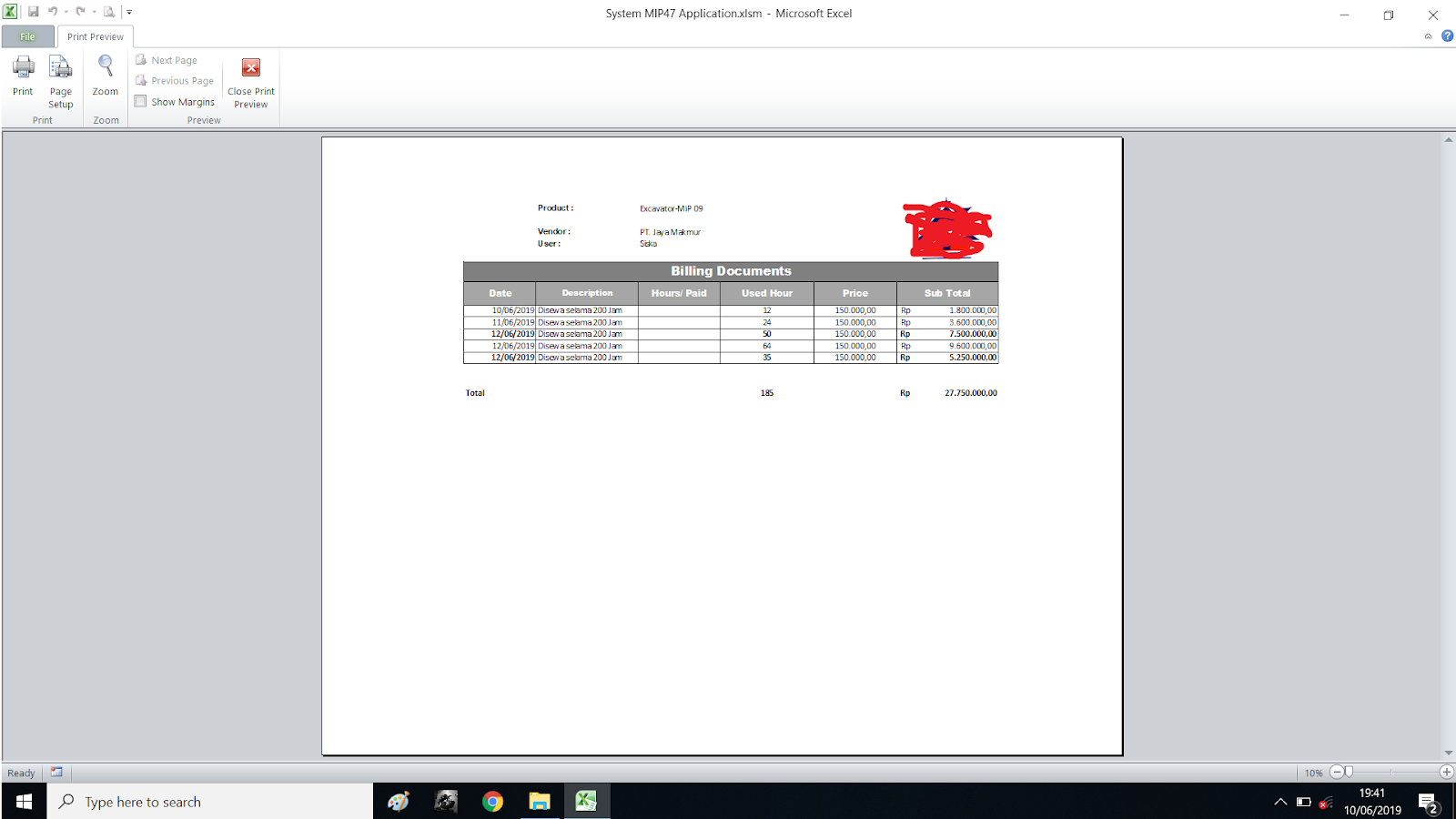 Aplikasi Program Vba Excel Untuk Database Perusahaan Alat Berat Mau Bergaya
