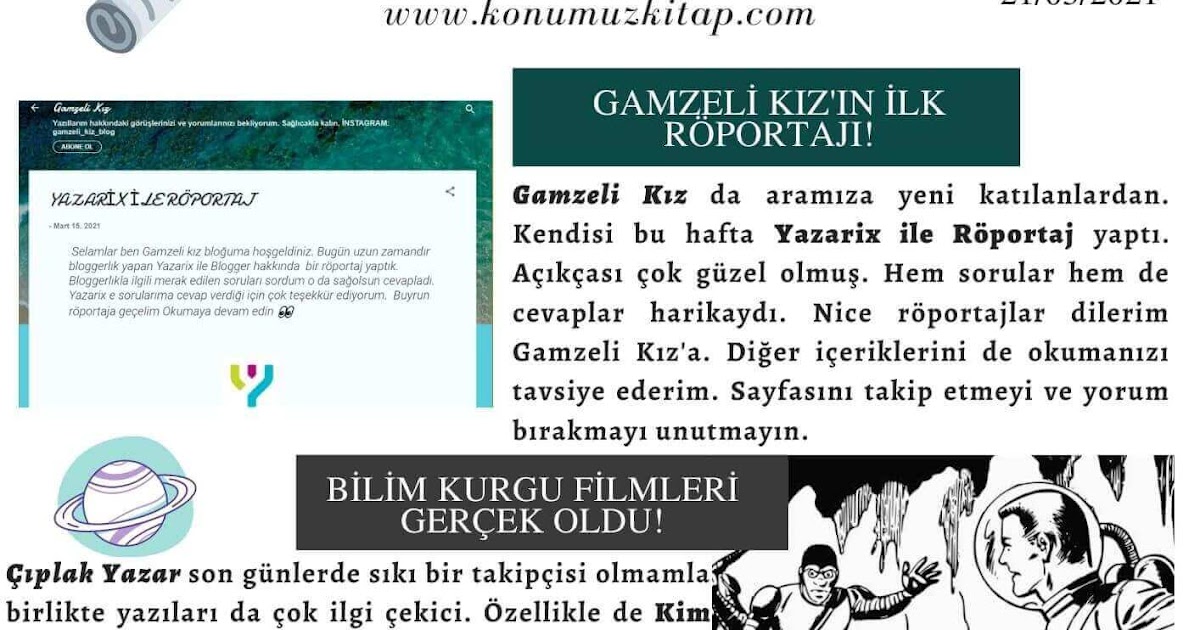 Blogger Gazetesi 18. Sayı Konumuz Kitap