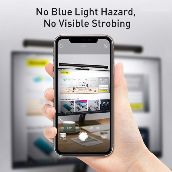 Đèn treo màn hình bảo vệ mắt Baseus i-work Series (USB Stepless Dimming Screen Hanging light) -Phiên bản PRO