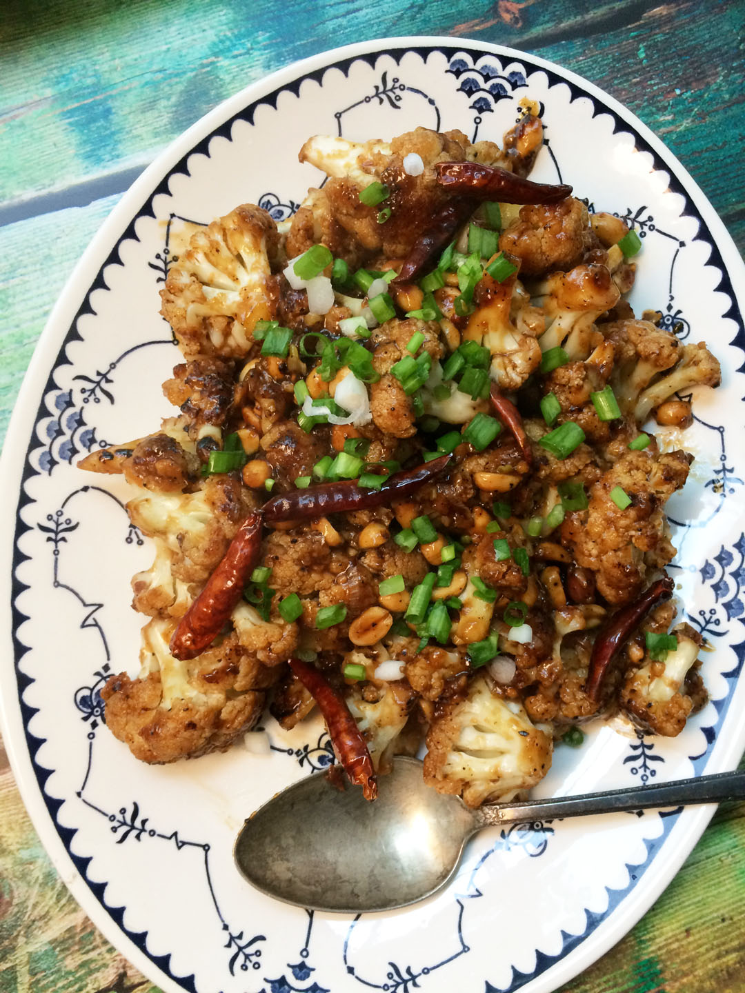 minxeats recipes, recaps, and restaurant reviews Kung Pao Cauliflower