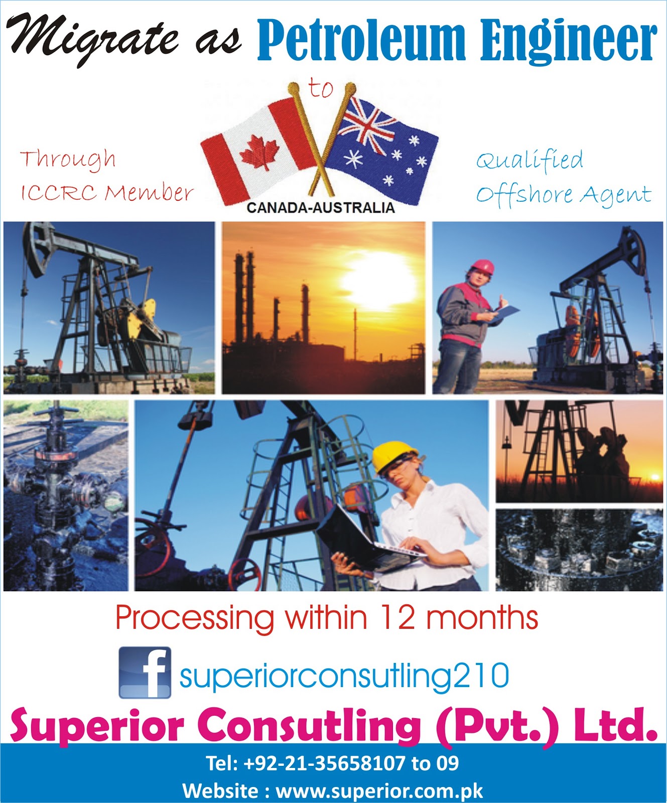 Superior Consulting (Pvt.) Ltd. Migrate Australia or Canada as